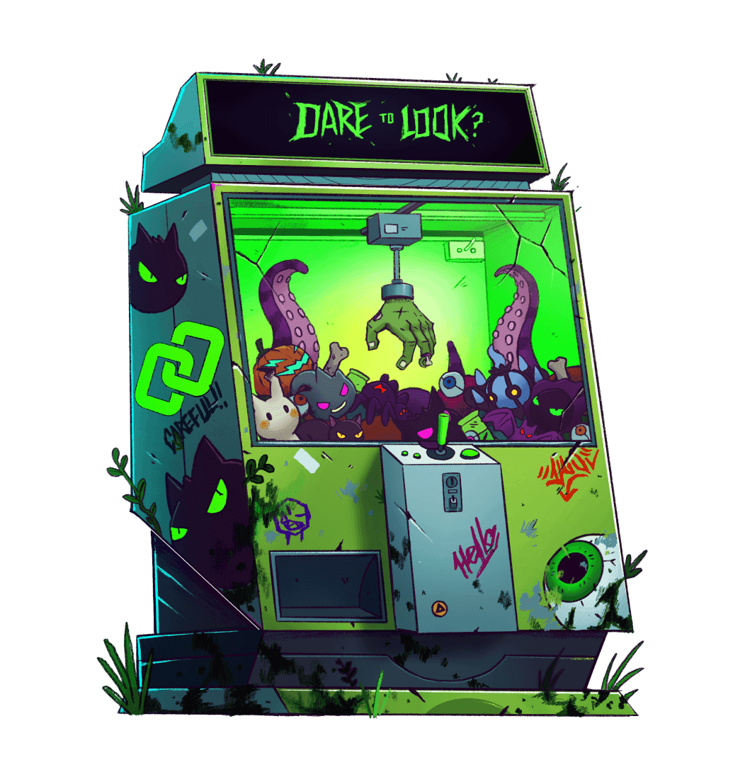 Haunted Pulls machine event artwork